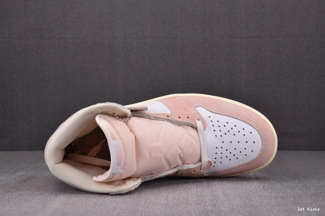 1st Kicks Shoes 1619 jordan pink” retro air high GoodFit fd2596- 1 og “washed 1109